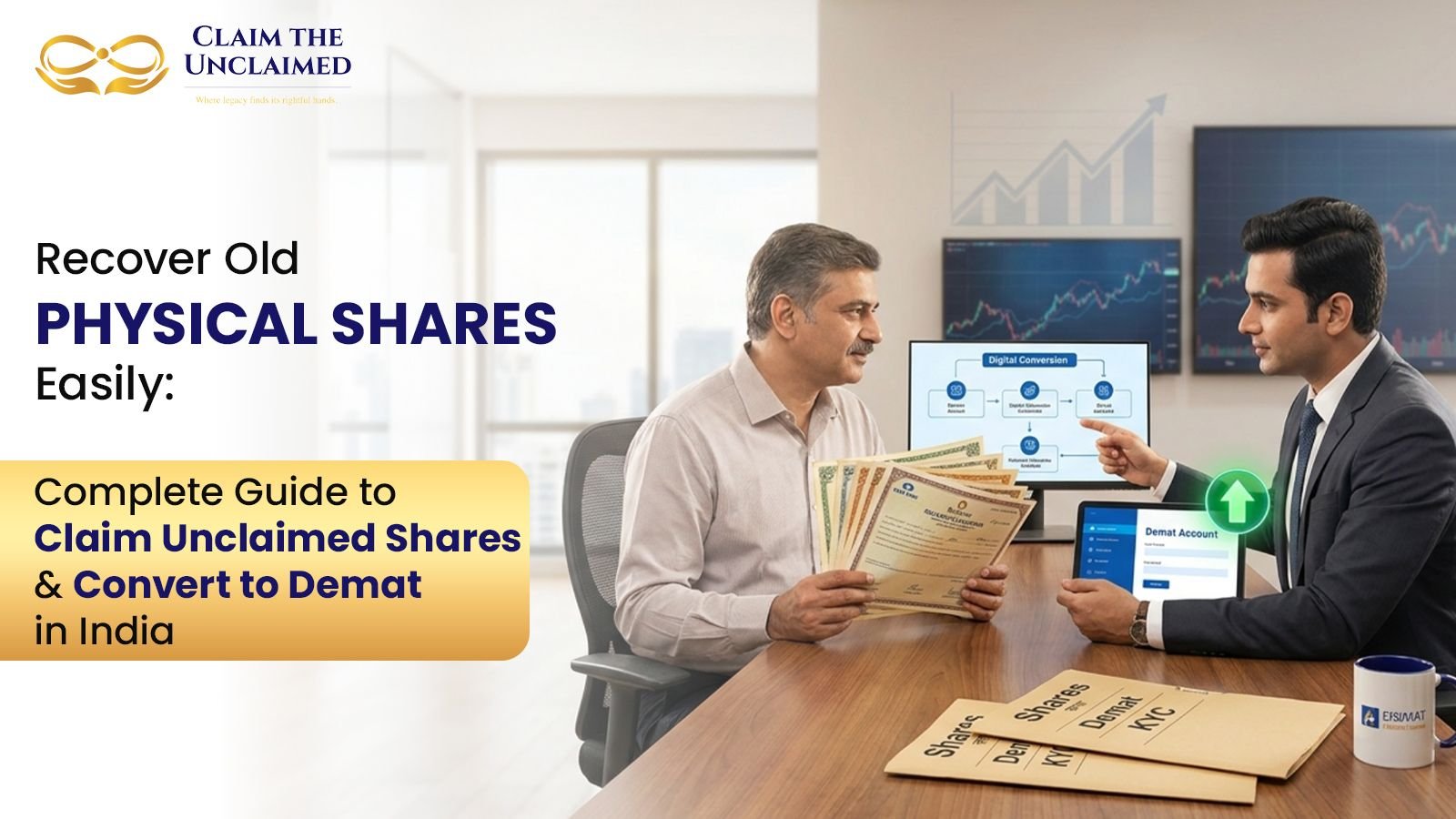 Recover Old Physical Shares Easily: Complete Guide to Claim Unclaimed Shares & Convert to Demat in India
